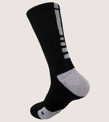 Men's Quick-Dry Elite Sports Socks - Mid-Calf Basketball