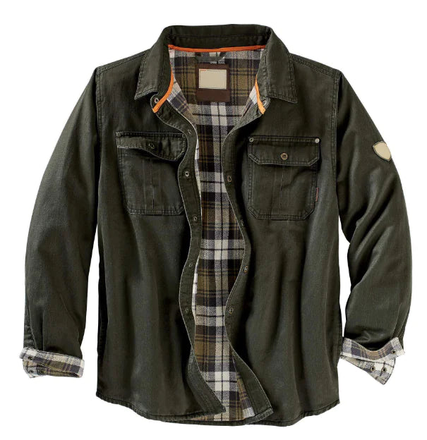 Men's Stand Collar Long Sleeve Padded Jacket