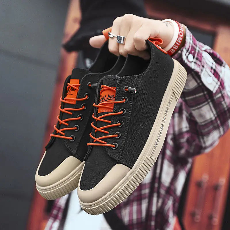 Men's Spring Casual Canvas Sneakers for Trendy Styles
