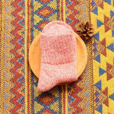 Thick Warm Rabbit Hair Socks - Cute Japanese Mid-Calf