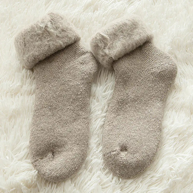 Thickened Fleece Snow Socks for Women