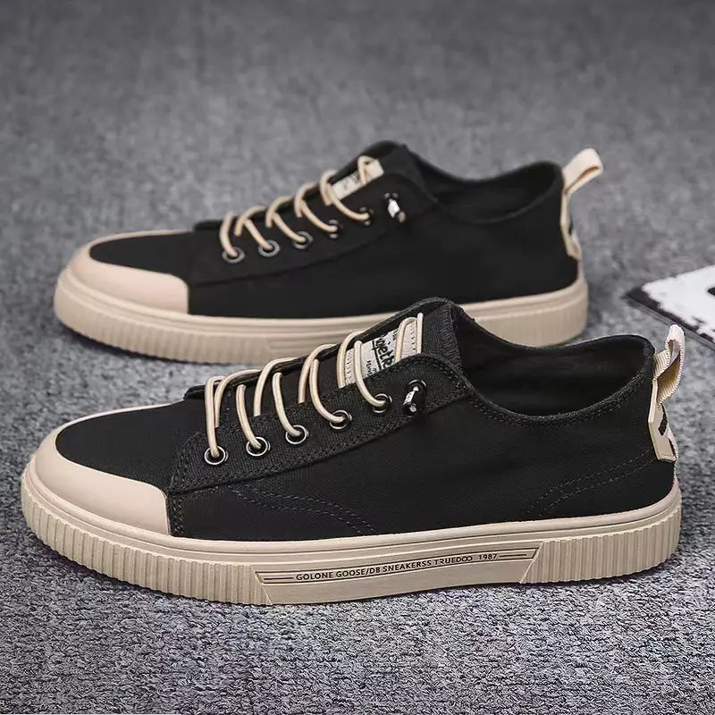 Men's Spring Casual Canvas Sneakers for Trendy Styles