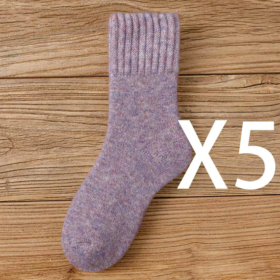 Women's Thick Wool Winter Socks for Warmth