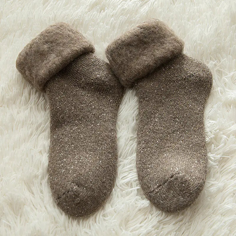 Thickened Fleece Snow Socks for Women