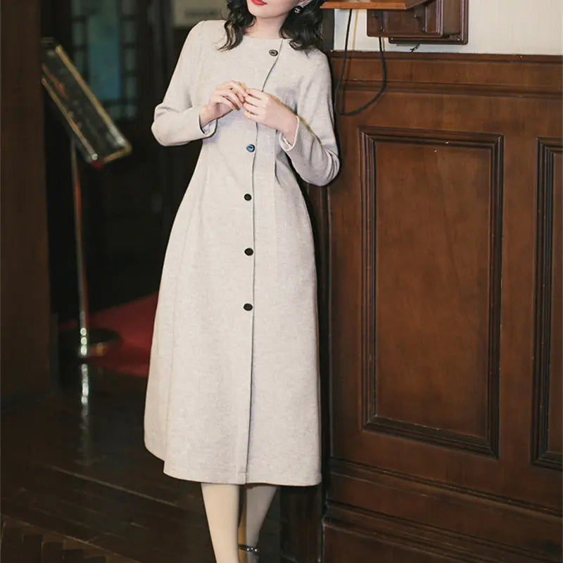 Woolen Dress for Women - Thick Autumn/Winter Style