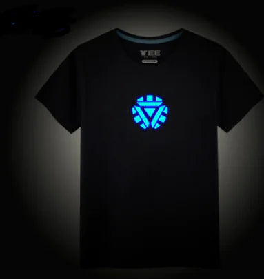 Glow-in-the-Dark Avengers Iron Man T-Shirt (Unisex)
