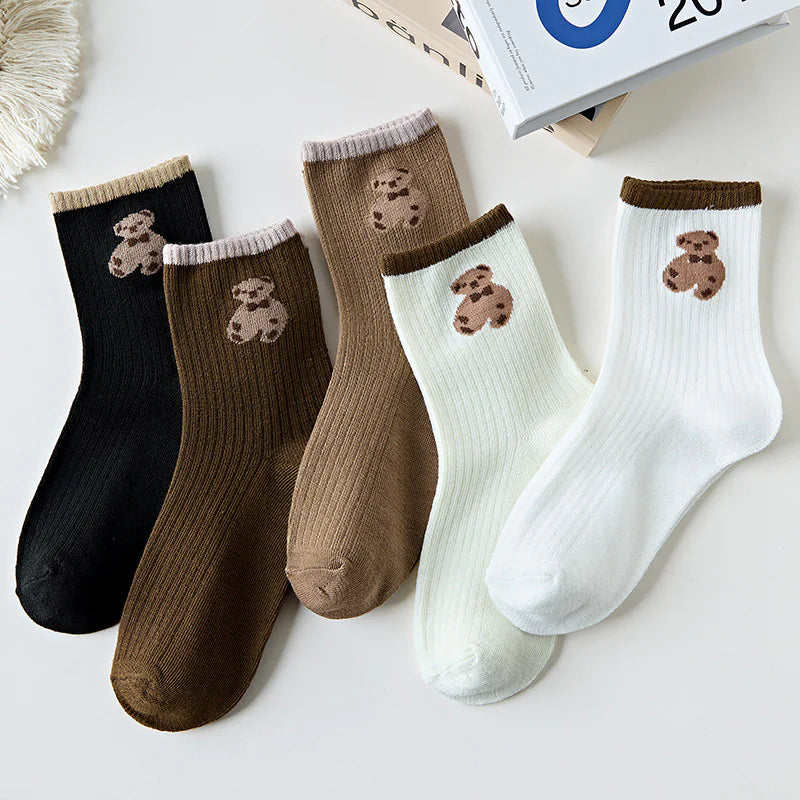 Fashionable Warm Tube Socks for Women in Fall